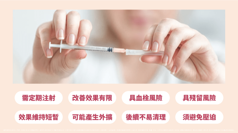 玻尿酸隆鼻八大缺點與後遺症